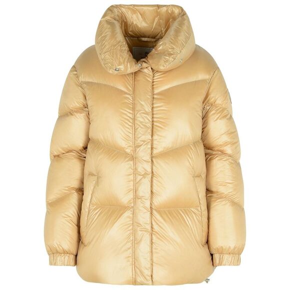 Woolrich John Rich & Bros 'Aliquippa' Beige Polyamide Down Jacket Women - Picture 1 of 3